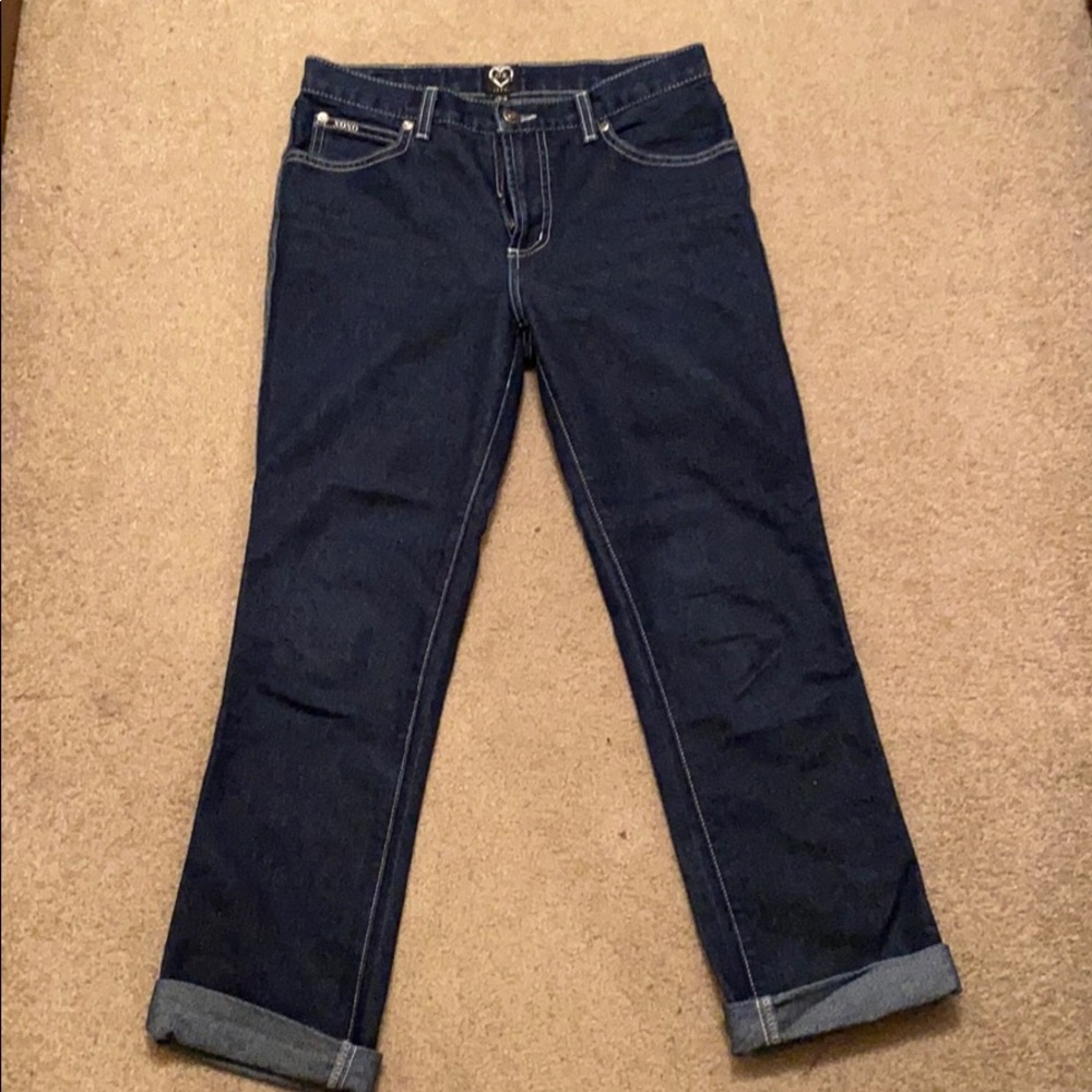 XOXO crop jeans